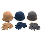 SET GORRO Y GUANTES RIBETE AZM