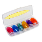 Estuche con 6 marcadores fluorescente...