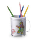 Vaso infantil con 3 plantillas para c...