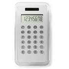Calculadora con parte frontal de alum...
