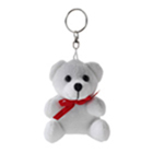 Animalito de peluche con llavero en c...