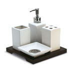 Set de cuarto de baño 4 piezas Alinda