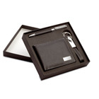 Set bolígrafo-llavero-cartera Eleganci